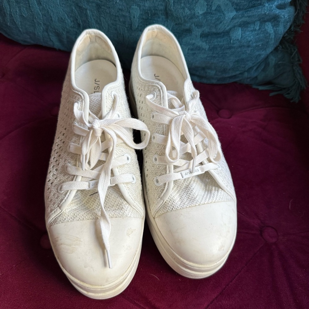 J Slides - J/Slides Natasha Textured Platform Sneaker - Women’s 10 - Picture 3 of 8
